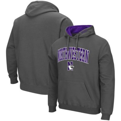 NCAA Northwestern Wildcats Arch & Logo 3.0 Pullover Hoodie