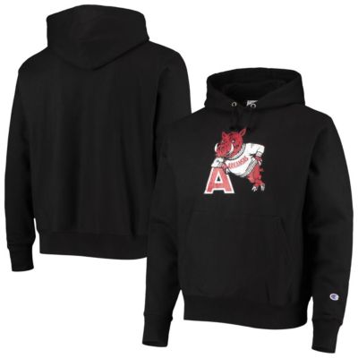 NCAA Arkansas Razorbacks Vault Logo Reverse Weave Pullover Hoodie