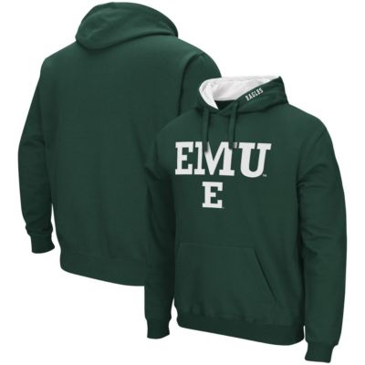 NCAA Eastern Michigan Eagles Arch and Logo Pullover Hoodie