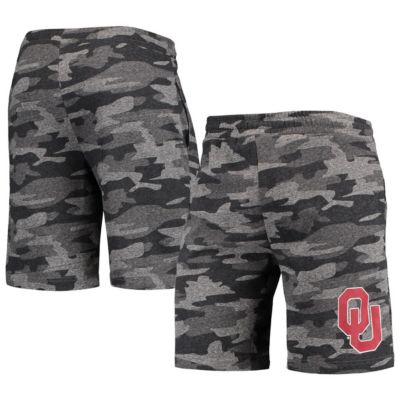 NCAA Charcoal/Gray Oklahoma Sooners Backup Terry Jam Lounge Shorts