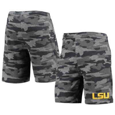 NCAA Charcoal/Gray LSU Tigers Backup Terry Jam Lounge Shorts