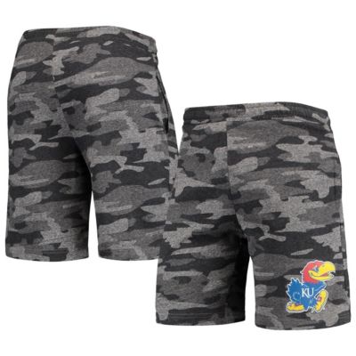 NCAA Charcoal/Gray Kansas Jayhawks Backup Terry Jam Lounge Shorts