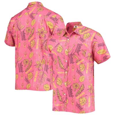 NCAA Arizona State Sun Devils Vintage Floral Button-Up Shirt