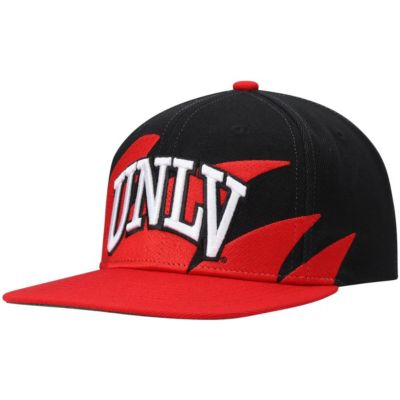 NCAA Red/Black UNLV Rebels Sharktooth Snapback Hat