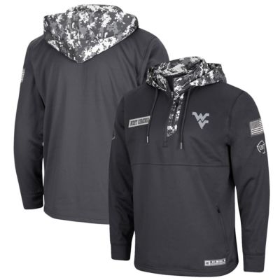 NCAA West Virginia Mountaineers OHT Military Appreciation Digital Quarter-Zip Hoodie