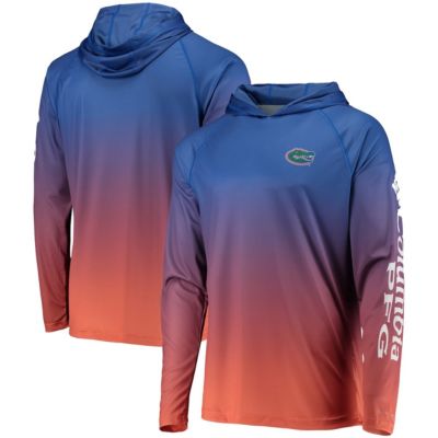 NCAA PFG Florida Gators Terminal Tackle Omni-Shade UPF 50 Long Sleeve Hooded Top