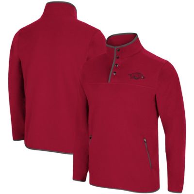 NCAA Arkansas Razorbacks Rebound Snap Pullover Jacket