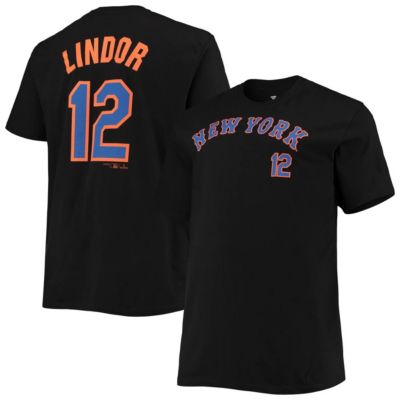 MLB Francisco Lindor New York Mets Big & Tall Name Number T-Shirt