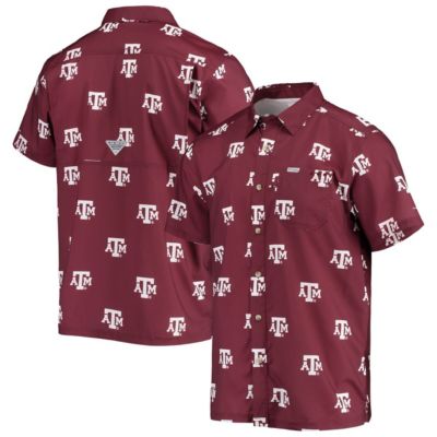 NCAA Texas A&M Aggies Super Slack Tide Omni-Shade Button-Up Shirt