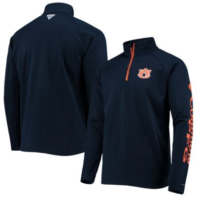 NCAA Auburn Tigers Terminal Tackle Fleece Raglan Omni-Shade Quarter-Zip Jacket