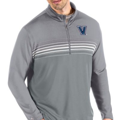 NCAA Steel/Gray Villanova Wildcats Pace Quarter-Zip Pullover Jacket
