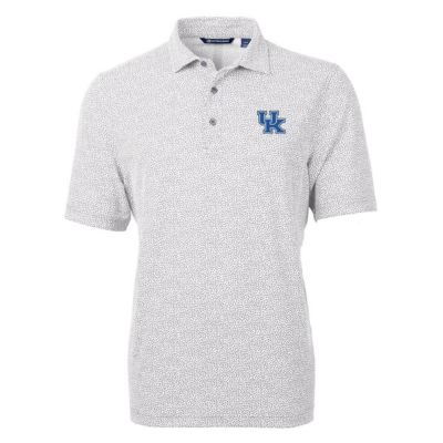 NCAA Kentucky Wildcats Virtue Eco Pique Botanical Print Polo