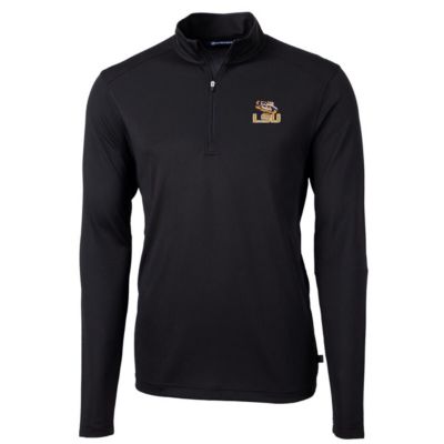 NCAA LSU Tigers Virtue Eco Pique Recycled Quarter-Zip Jacket