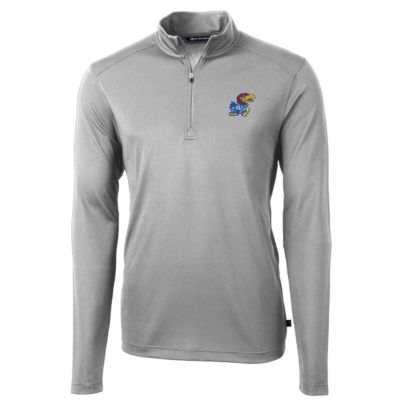 NCAA Kansas Jayhawks Virtue Eco Pique Recycled Quarter-Zip Jacket