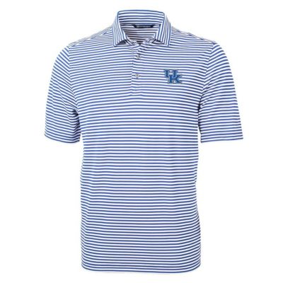 NCAA Kentucky Wildcats Virtue Eco Pique Stripe Recycled Polo