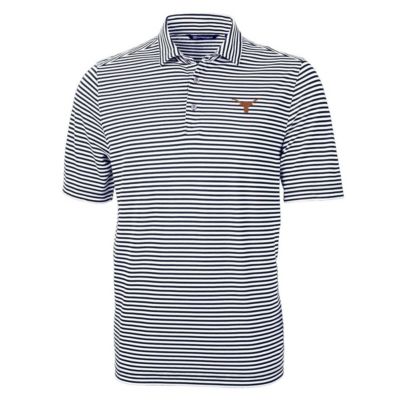 NCAA Texas Longhorns Virtue Eco Pique Stripe Recycled Polo