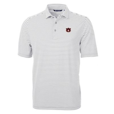 NCAA Auburn Tigers Virtue Eco Pique Stripe Recycled Polo