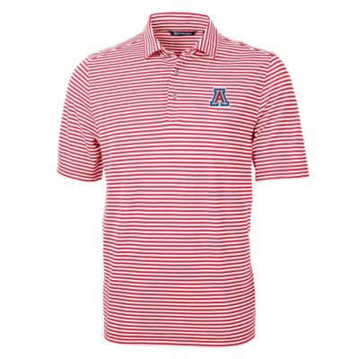 NCAA Arizona Wildcats Virtue Eco Pique Stripe Recycled Polo