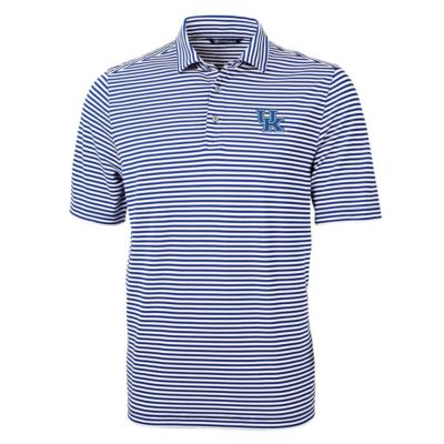 NCAA Kentucky Wildcats Virtue Eco Pique Stripe Recycled Polo