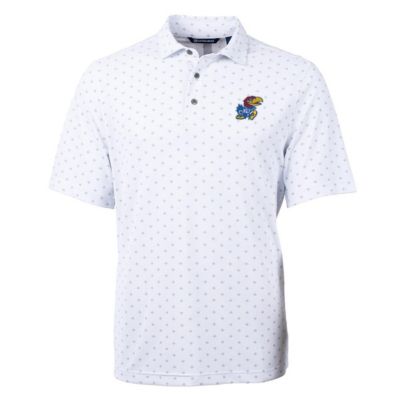 NCAA Kansas Jayhawks Virtue Eco Pique Tile Print Polo