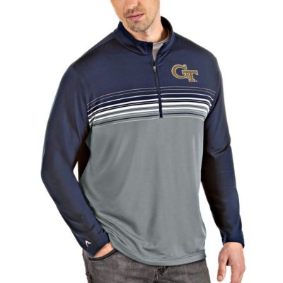 Georgia Tech Yellow Jackets NCAA Georgia Tech Jackets Big & Tall Pace Quarter-Zip Pullover Jacket