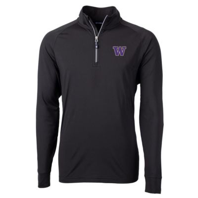 NCAA Washington Huskies Big & Tall Adapt Eco Knit Quarter-Zip Pullover Jacket