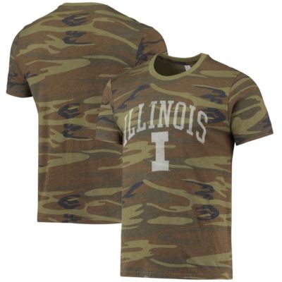 NCAA Illinois Fighting Illini Arch Logo Tri-Blend T-Shirt