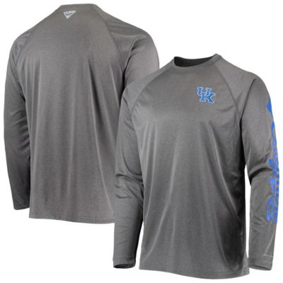 NCAA Kentucky Wildcats Terminal Tackle Omni-Shade Raglan Long Sleeve T-Shirt