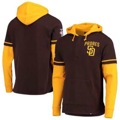 MLB Brown/Gold San Diego Padres Shortstop Pullover Hoodie