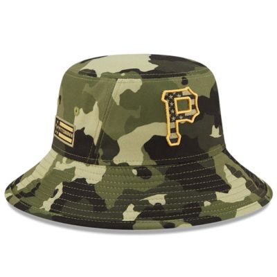 MLB Pittsburgh Pirates 2022 Armed Forces Day Bucket Hat