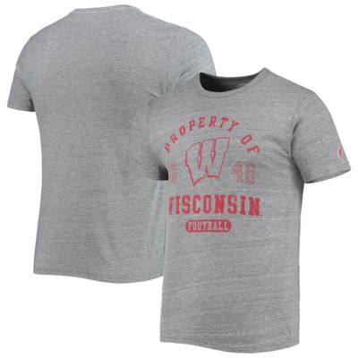 NCAA ed Wisconsin Badgers Hail Mary Football Victory Falls Tri-Blend T-Shirt