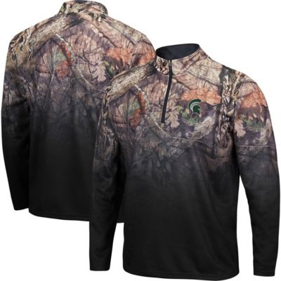 NCAA Michigan State Spartans Mossy Oak Fleet II Quarter-Zip Jacket