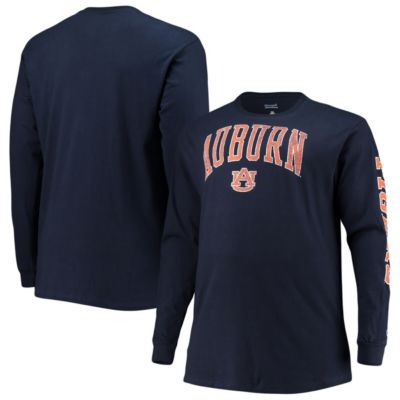 NCAA Auburn Tigers Big & Tall 2-Hit Long Sleeve T-Shirt