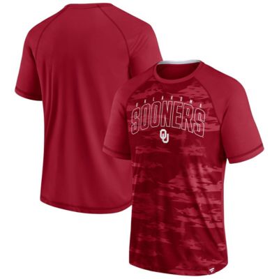 NCAA Fanatics Oklahoma Sooners Arch Outline Raglan T-Shirt