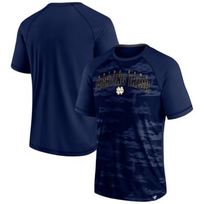 NCAA Fanatics Notre Dame Fighting Irish Arch Outline Raglan T-Shirt