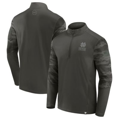 NCAA Fanatics Notre Dame Fighting Irish OHT Military Appreciation Guardian Quarter-Zip Top