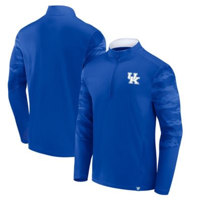 NCAA Fanatics Kentucky Wildcats Ringer Quarter-Zip Top