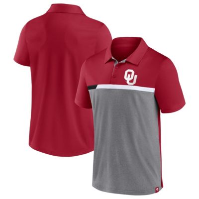 NCAA Fanatics Oklahoma Sooners Split Block Color Polo