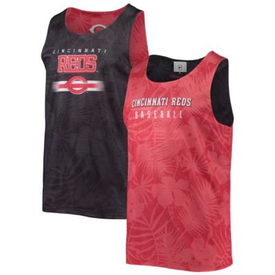 MLB Cincinnati Reds Floral Reversible Mesh Tank Top