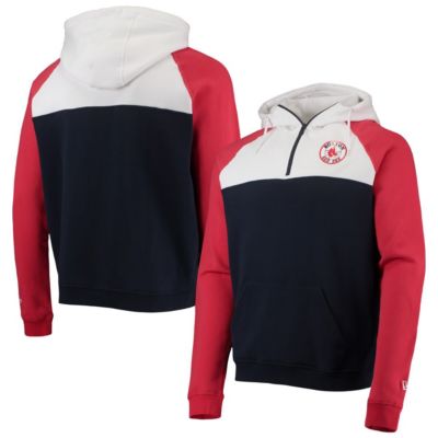 Boston Red Sox MLB Cooperstown Collection Quarter-Zip Hoodie Jacket