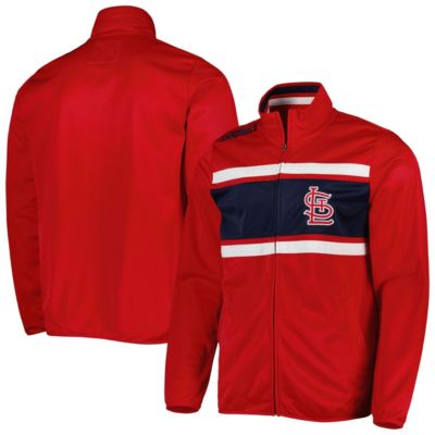 MLB St. Louis Cardinals Off Tackle Full-Zip Track Jacket