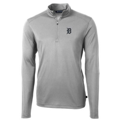 MLB Detroit Tigers Big & Tall Virtue Eco Pique Quarter-Zip Pullover Jacket