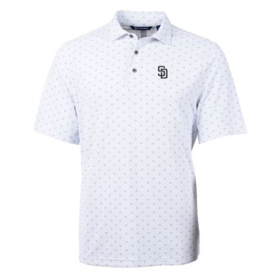 MLB San Diego Padres Big & Tall Virtue Eco Pique Tile Print Polo