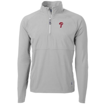 MLB Philadelphia Phillies Adapt Eco Knit Hybrid Recycled Quarter-Zip Pullover Jacket