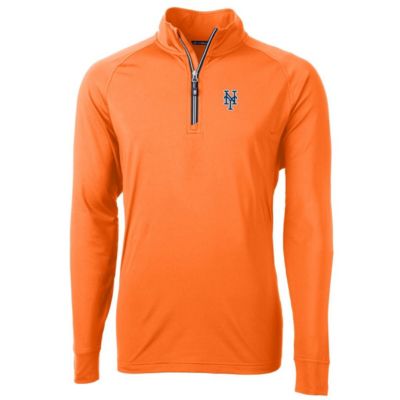 MLB New York Mets Adapt Eco Knit Stretch Recycled Quarter-Zip Pullover Jacket