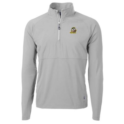 NCAA Oregon Ducks Adapt Eco Knit Hybrid Recycled Quarter-Zip Pullover Top