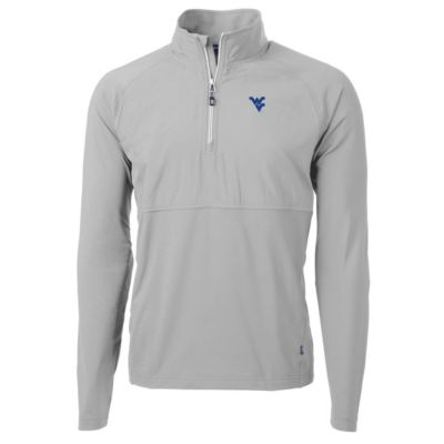 NCAA West Virginia Mountaineers Adapt Eco Knit Hybrid Recycled Quarter-Zip Pullover Top