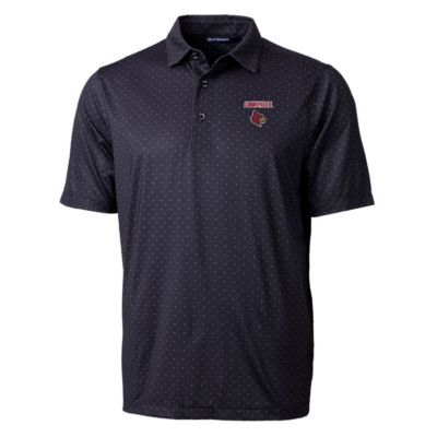 NCAA Louisville Cardinals Pike Double Dot Print Stretch Polo