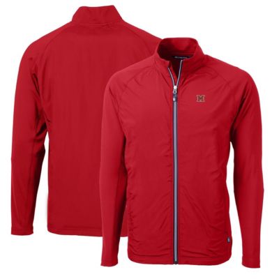 Miami (OH) RedHawks NCAA University Big & Tall Adapt Eco Knit Hybrid Recycled Full-Zip Jacket