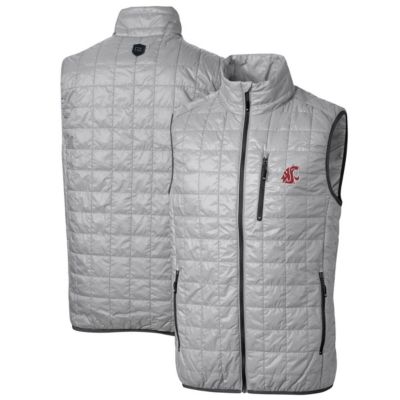 NCAA Washington State Cougars Big & Tall Rainier PrimaLoft Eco Full-Zip Puffer Vest